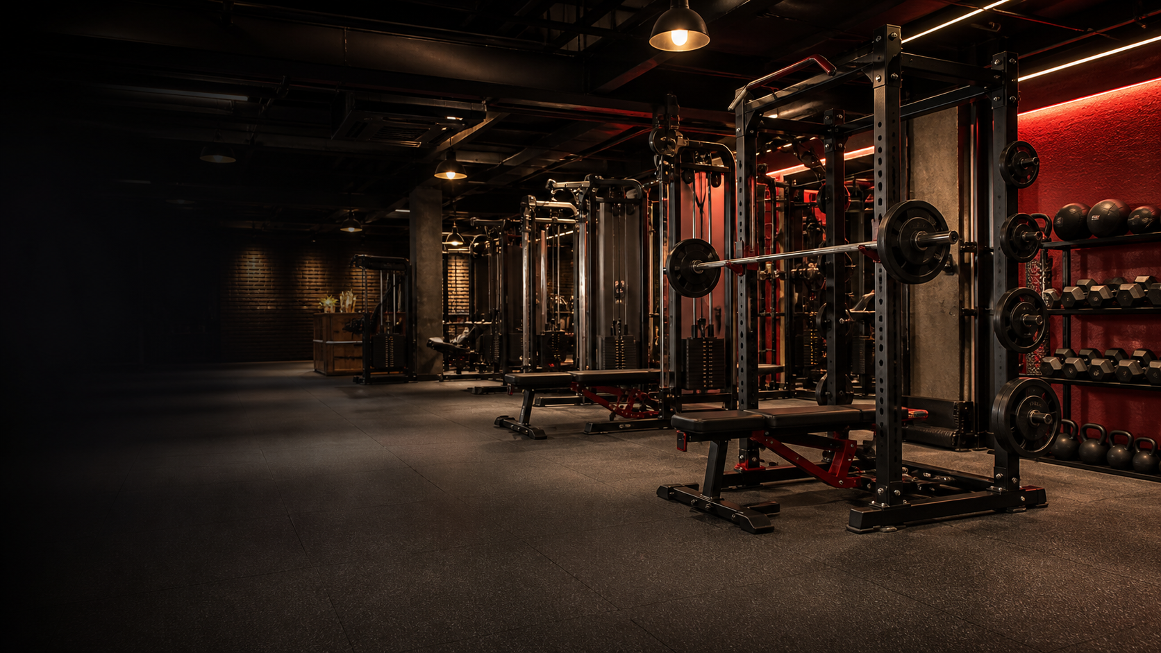 Strength and conditioning equipment at My Fitness Gym